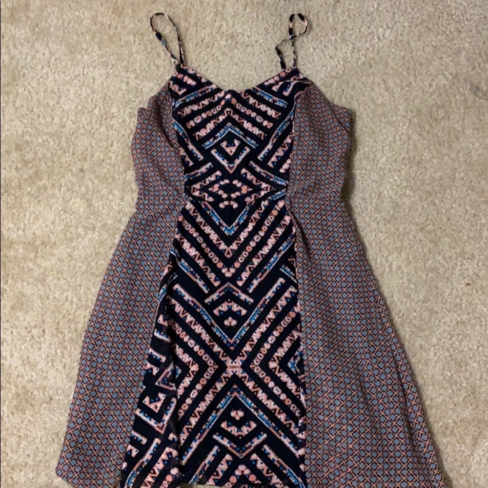 Flowy pattern dress